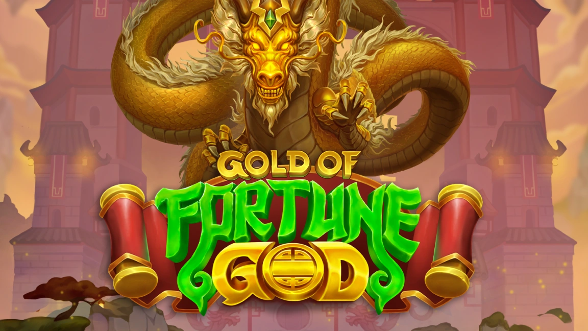 The promotional header for Gold of Fortune God, an online slot game on Betty.ca.
