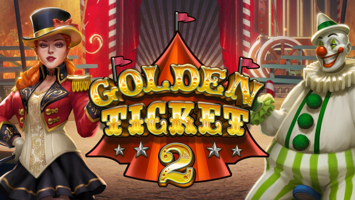 The promotional header for Golden Ticket 2, an online slot game on Betty.ca.