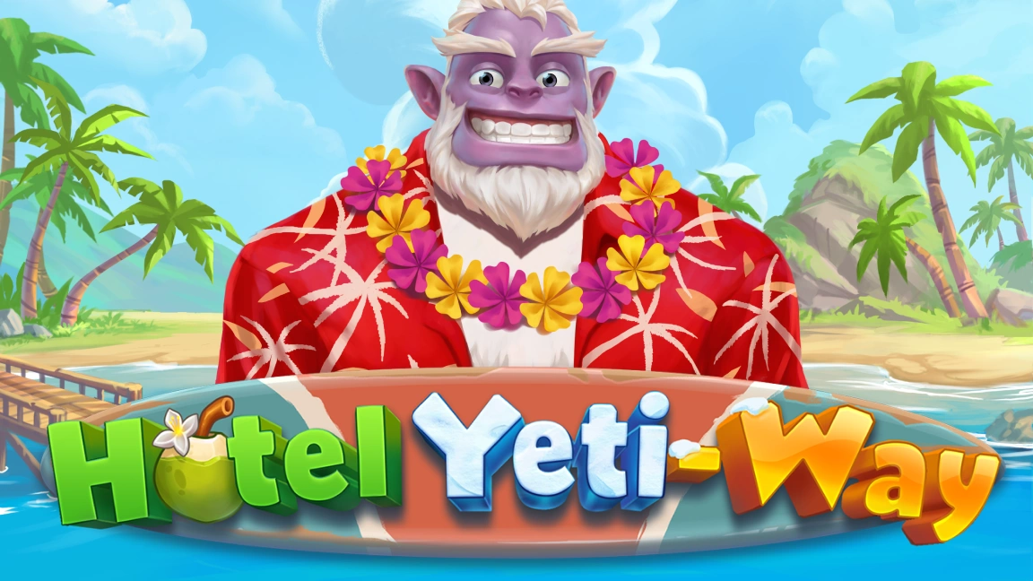 The promotional header for Hotel Yeti-Way, an online slot game on Betty.ca.