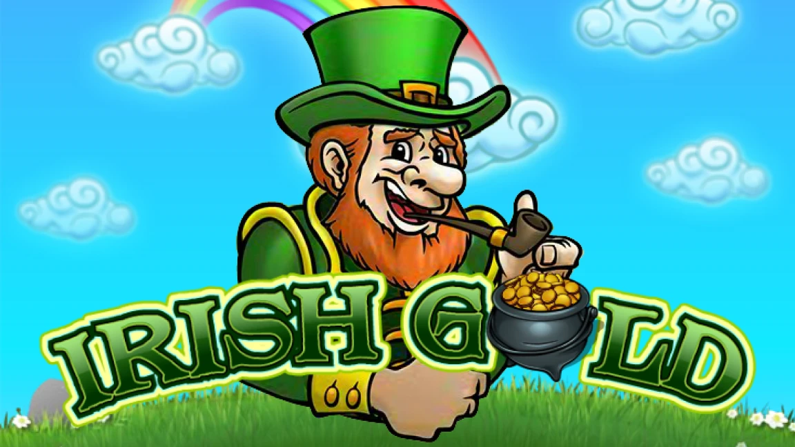 The promotional header for Irish Gold, an online slot game on Betty.ca.
