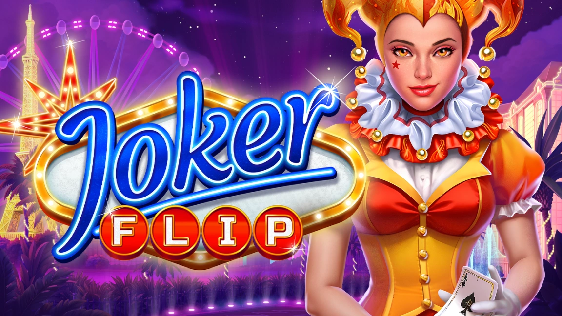 The promotional header for Joker Flip, an online slot game on Betty.ca.