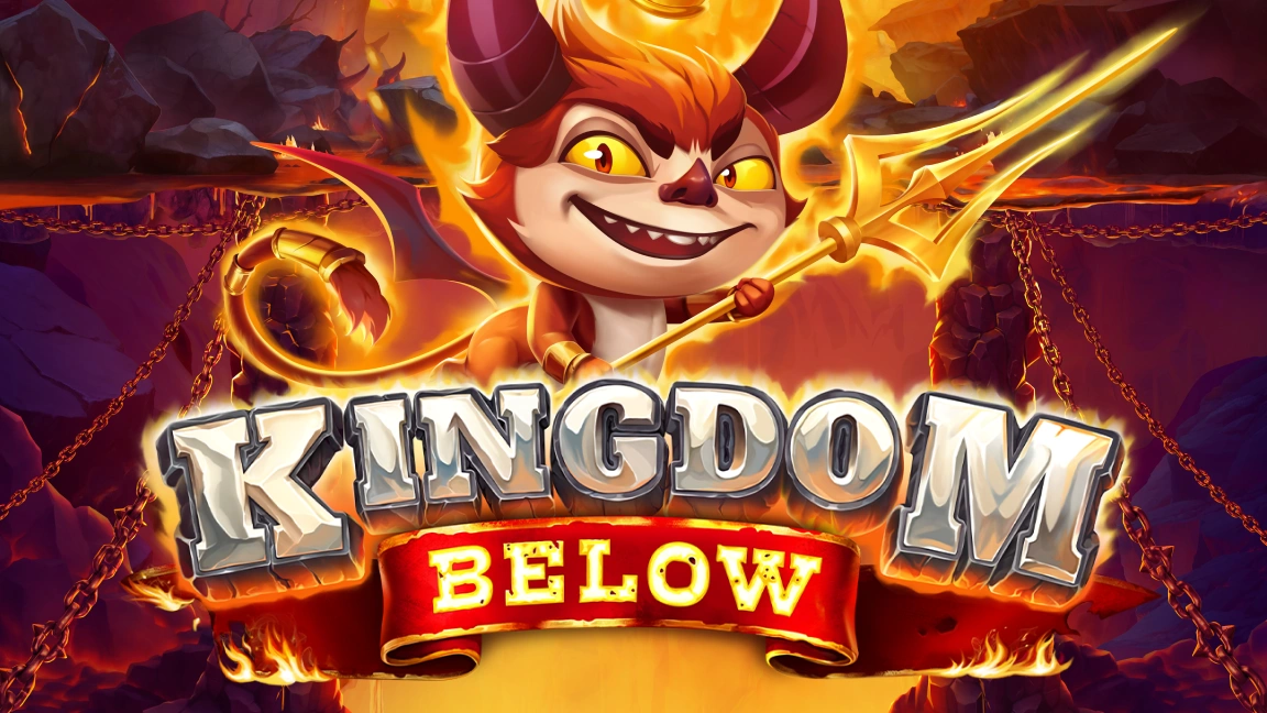 The promotional header for Kingdom Below, an online slot game on Betty.ca.