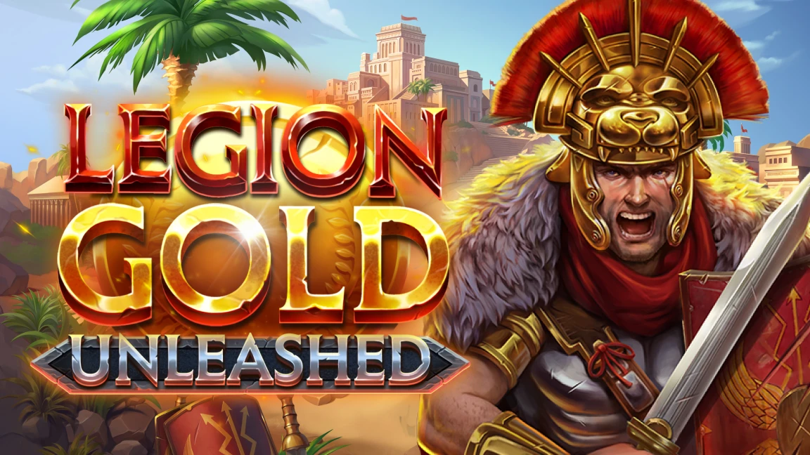 The promotional header for Legion Gold Unleashed, an online slot game on Betty.ca.