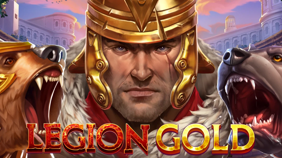 The promotional header for Legion Gold, an online slot game on Betty.ca.