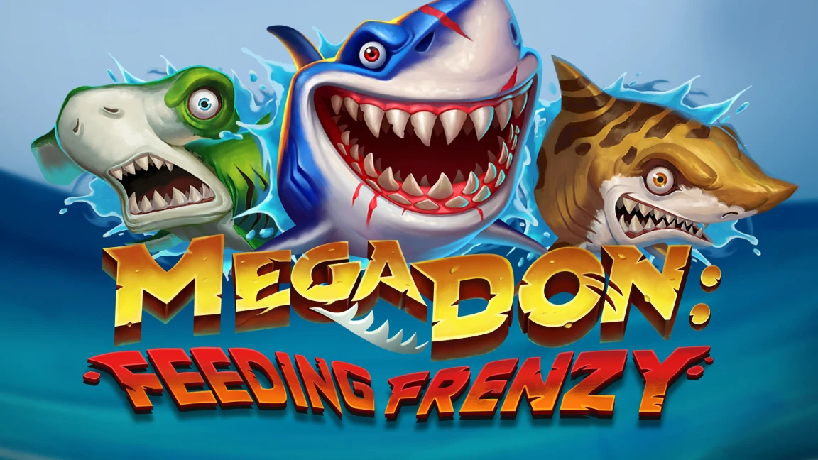The promotional header for Mega Don: Feeding Frenzy, an online slot game on Betty.ca.