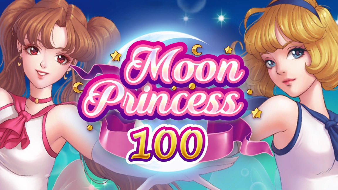 The promotional header for Moon Princess 100, an online slot game on Betty.ca.