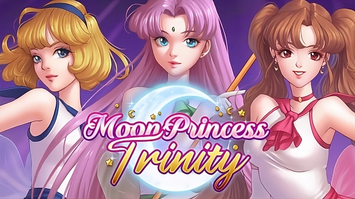 The promotional header for Moon Princess Trinity, an online slot game on Betty.ca.