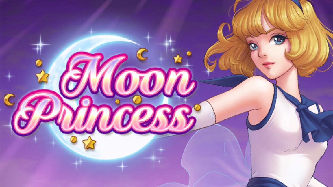 The promotional header for Moon Princess, an online slot game on Betty.ca.