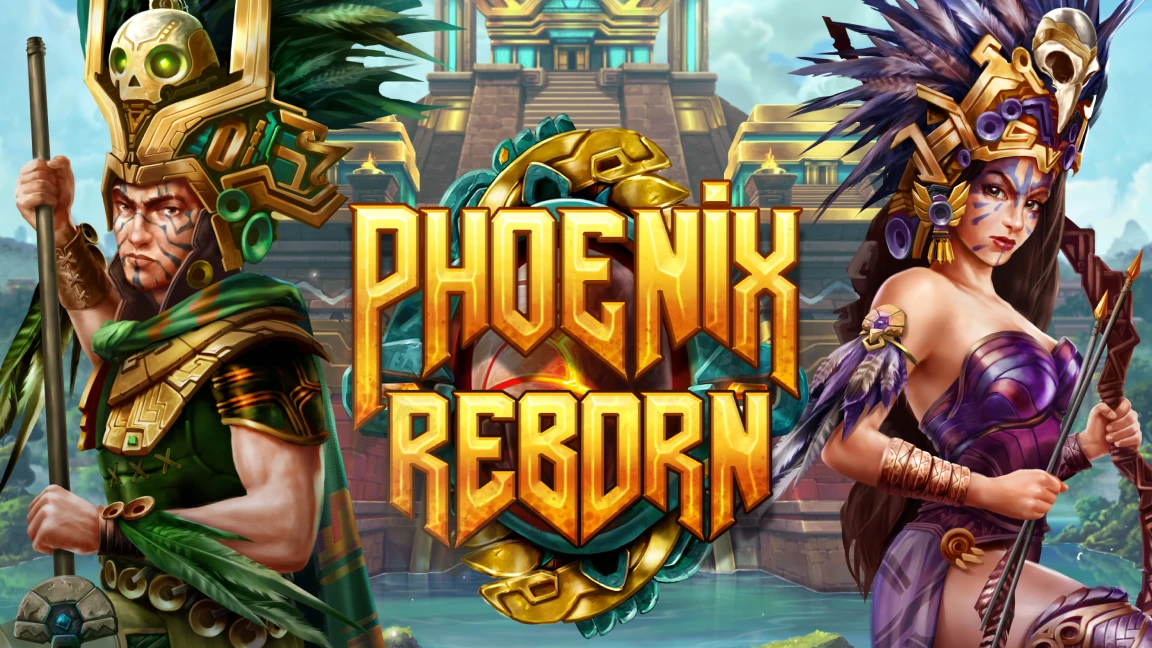 The promotional header for Phoenix Reborn, an online slot game on Betty.ca.