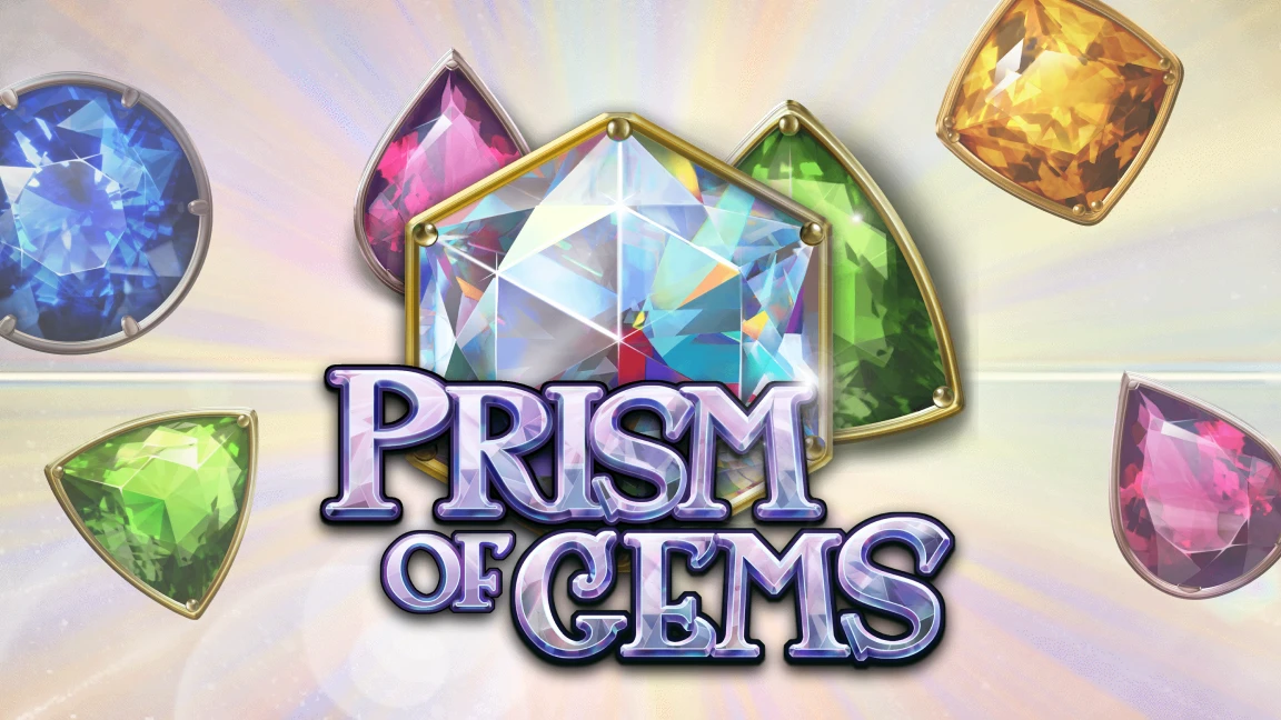 The promotional header for Prism of Gems, an online slot game on Betty.ca.