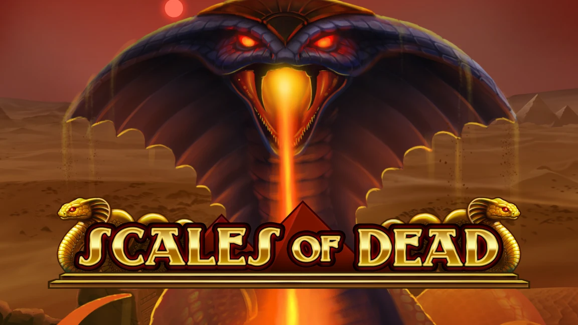 The promotional header for Scales of Dead, an online slot game on Betty.ca.
