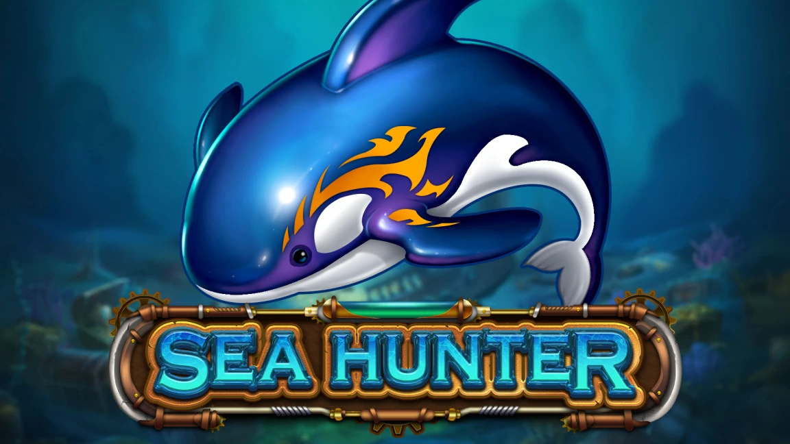 The promotional header for Sea Hunter, an online slot game on Betty.ca.