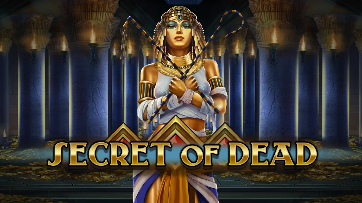 The promotional header for Secret of Dead, an online slot game on Betty.ca.