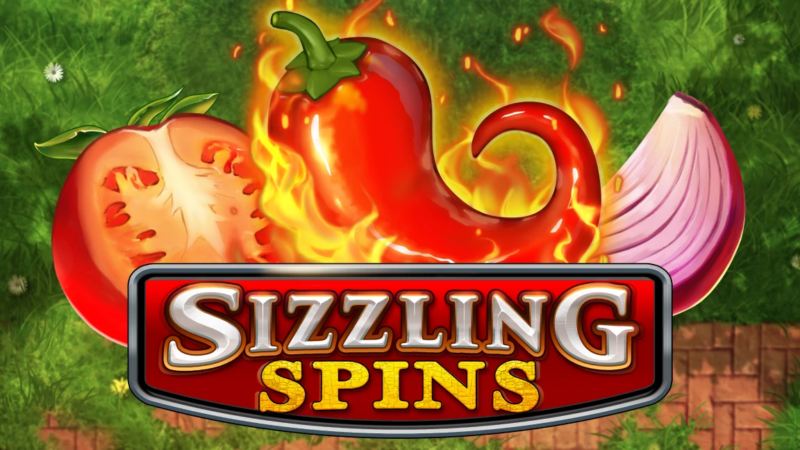 The promotional header for Sizzling Spins, an online slot game on Betty.ca.