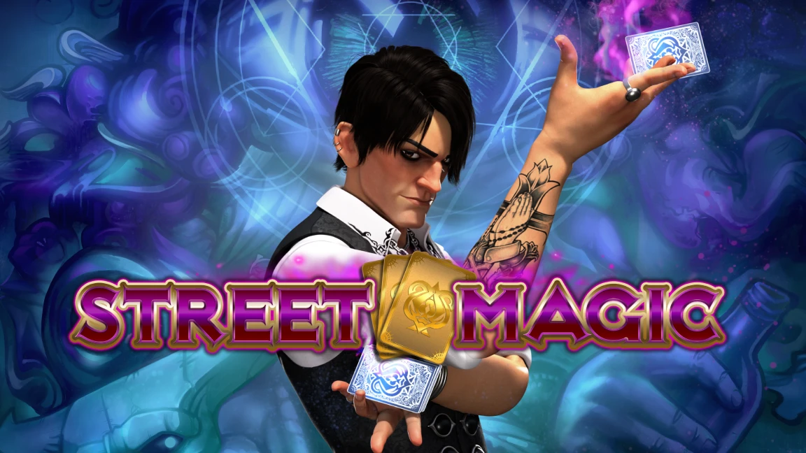 The promotional header for Street Magic, an online slot game on Betty.ca.