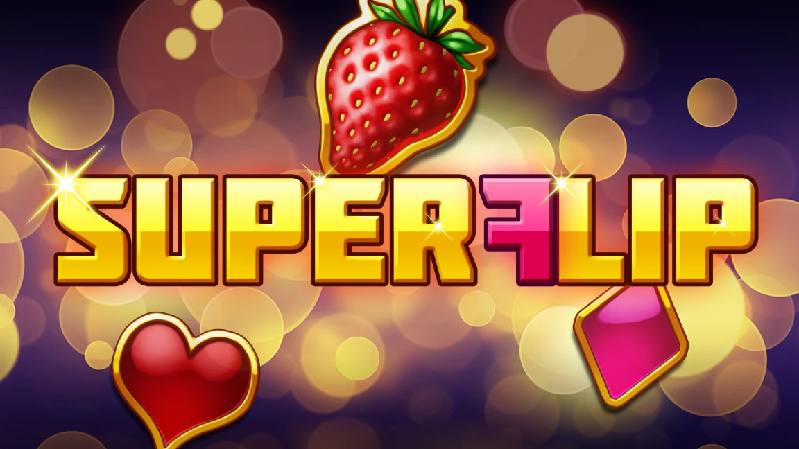 The promotional header for Super Flip, an online slot game on Betty.ca.