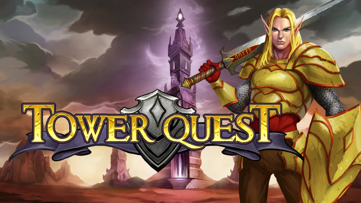 The promotional header for Tower Quest, an online slot game on Betty.ca.