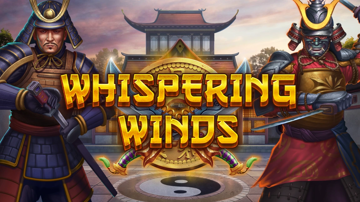 The promotional header for Whispering Winds, an online slot game on Betty.ca.