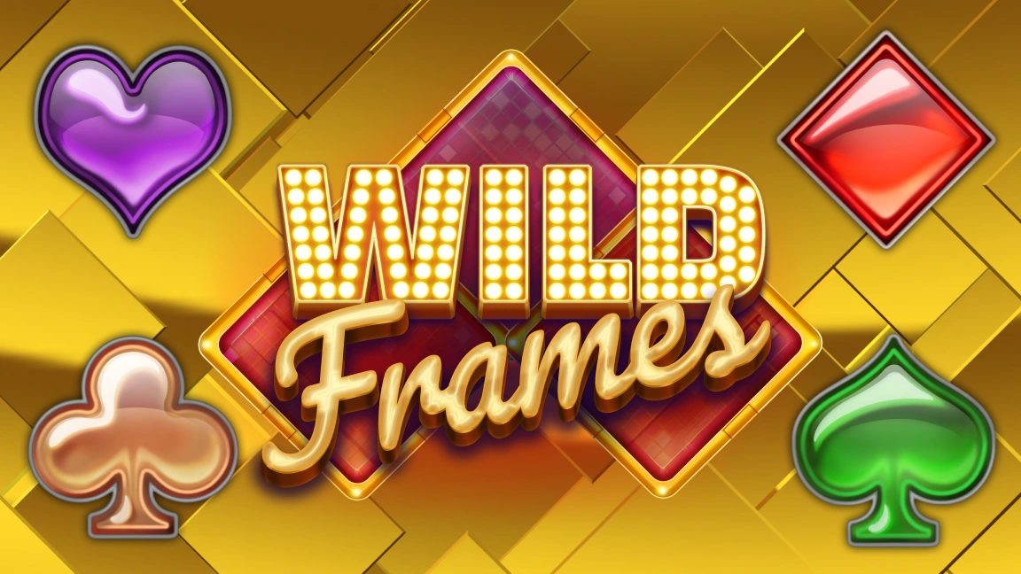 The promotional header for Wild Frames, an online slot game on Betty.ca.