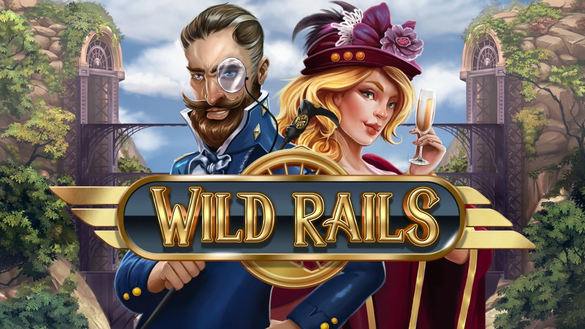 The promotional header for Wild Rails, an online slot game on Betty.ca.