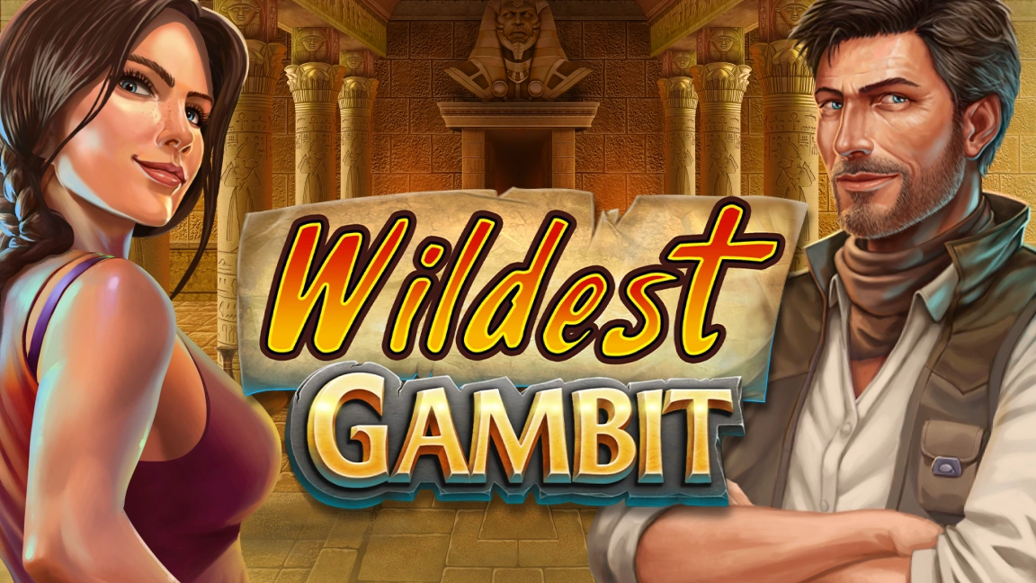 The promotional header for Wildest Gambit, an online slot game on Betty.ca.