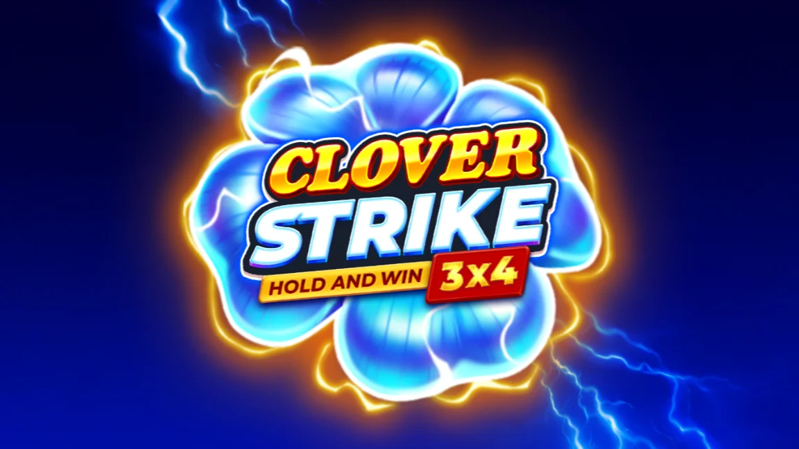 The promotional header for Clover Strike: Hold and Win, an online slot game on Betty.ca.