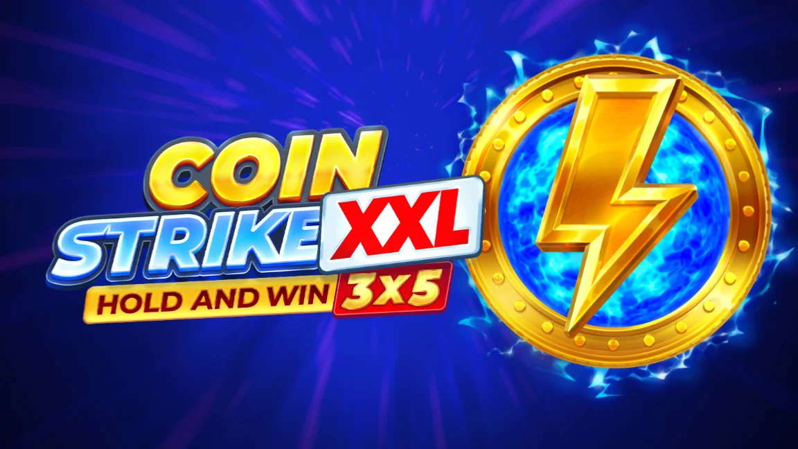 The promotional header for Coin Strike XXL: Hold and Win, an online slot game on Betty.ca.