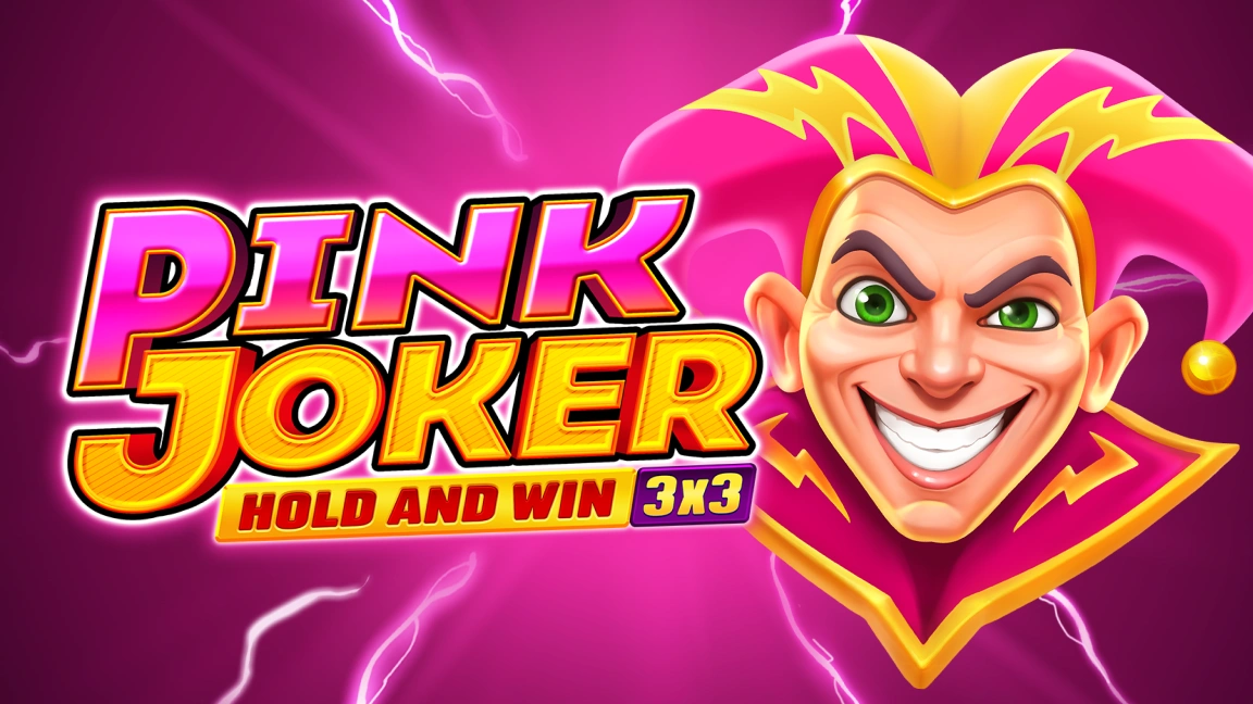 The promotional header for Pink Joker: Hold and Win, an online slot game on Betty.ca.