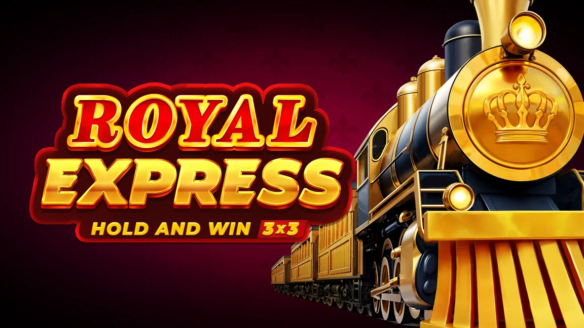 The promotional header for Royal Express: Hold and Win, an online slot game on Betty.ca.