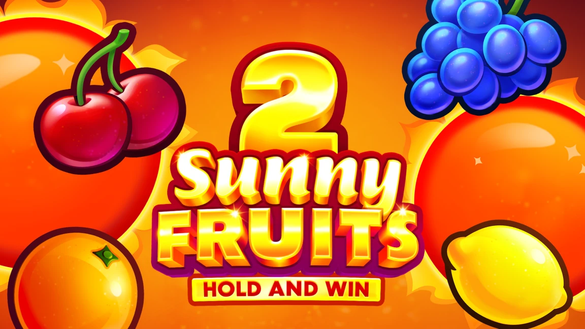 The promotional header for Sunny Fruits 2: Hold and Win, an online slot game on Betty.ca.