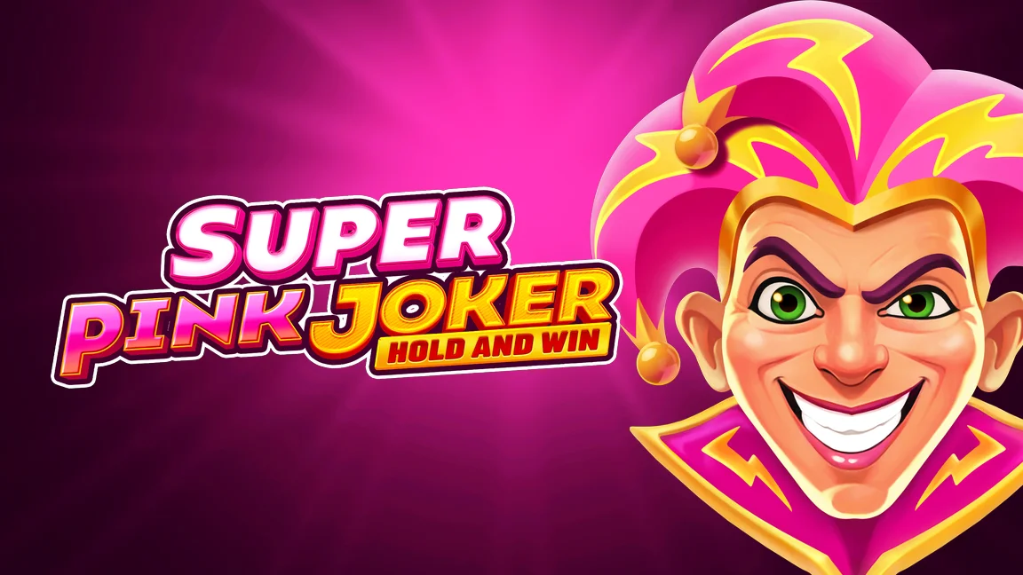 The promotional header for Super Pink Joker: Hold and Win, an online slot game on Betty.ca.