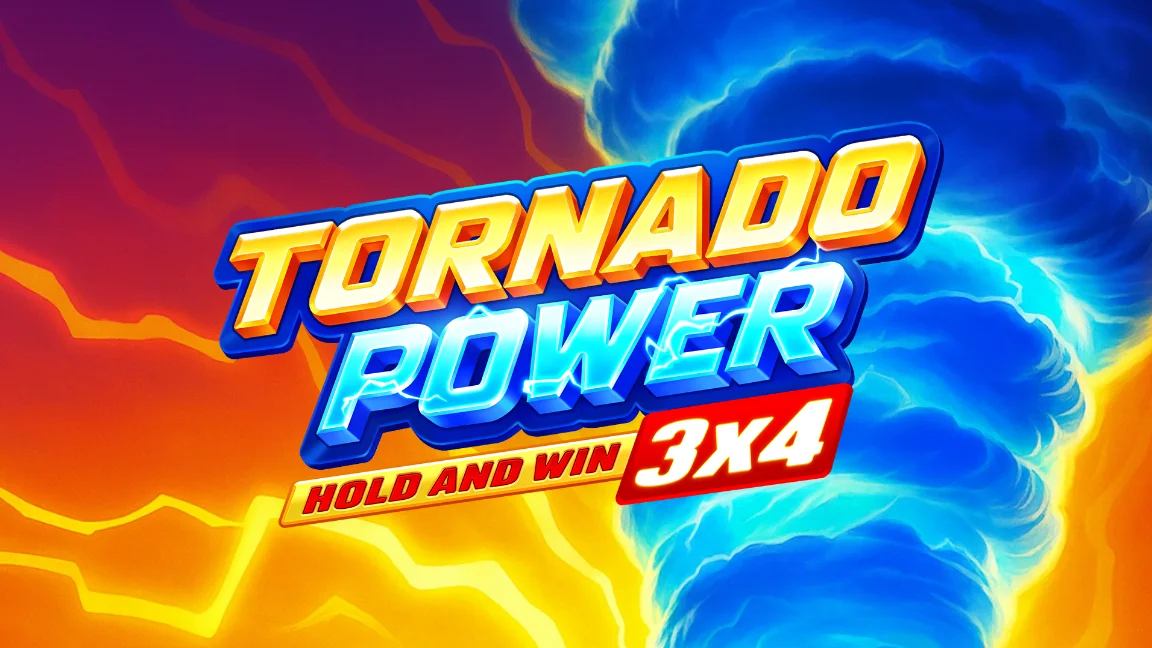 The promotional header for Tornado Power: Hold & Win, an online slot game on Betty.ca.