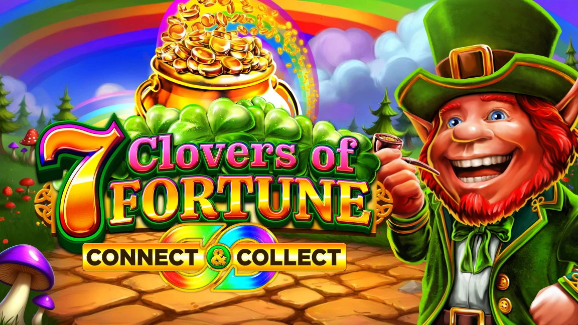 The promotional header for 7 Clovers of Fortune, an online slot game on Betty.ca.