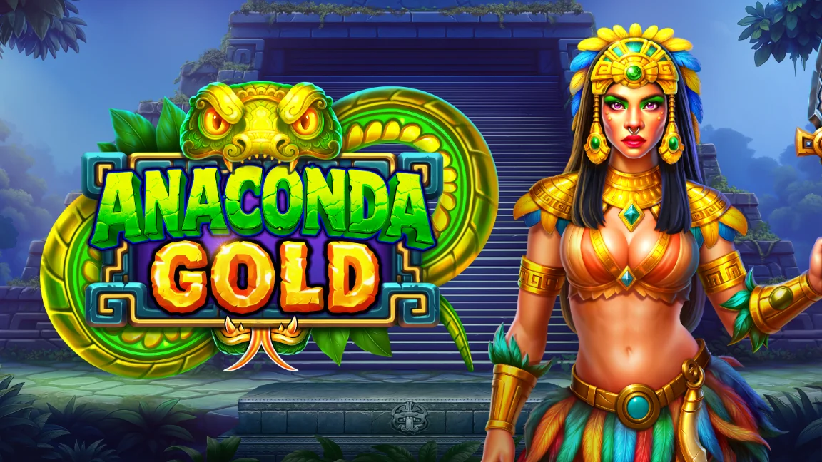 The promotional header for Anaconda Gold, an online slot game on Betty.ca.