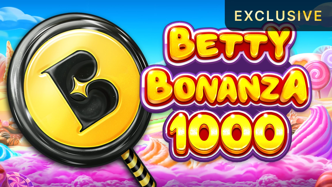 The promotional header for Betty Bonanza 1000, an online slot game on Betty.ca.