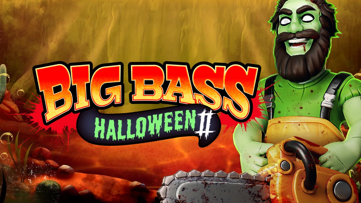 The promotional header for Big Bass Halloween 2, an online slot game on Betty.ca.