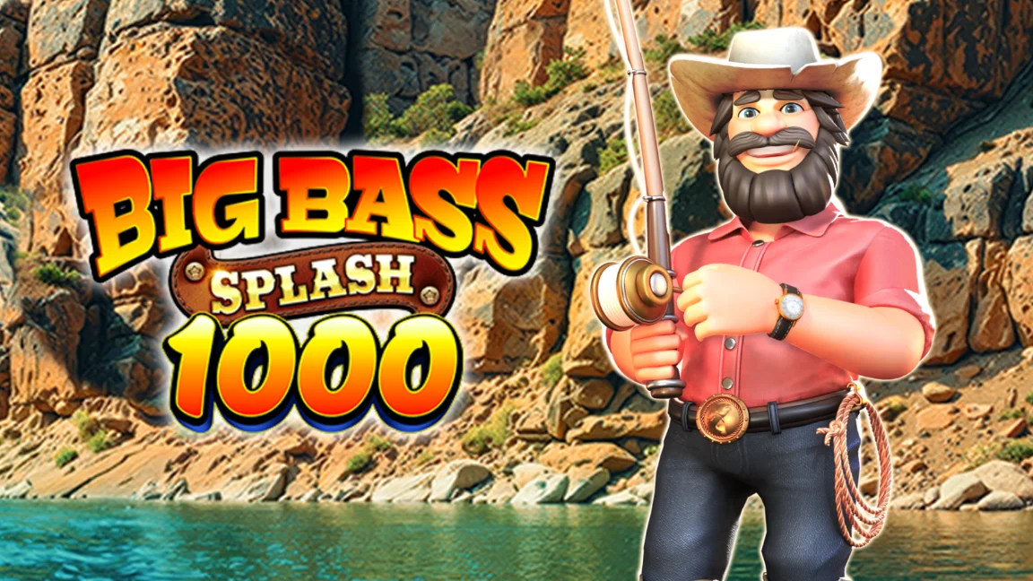 The promotional header for Big Bass Splash 1000, an online slot game on Betty.ca.