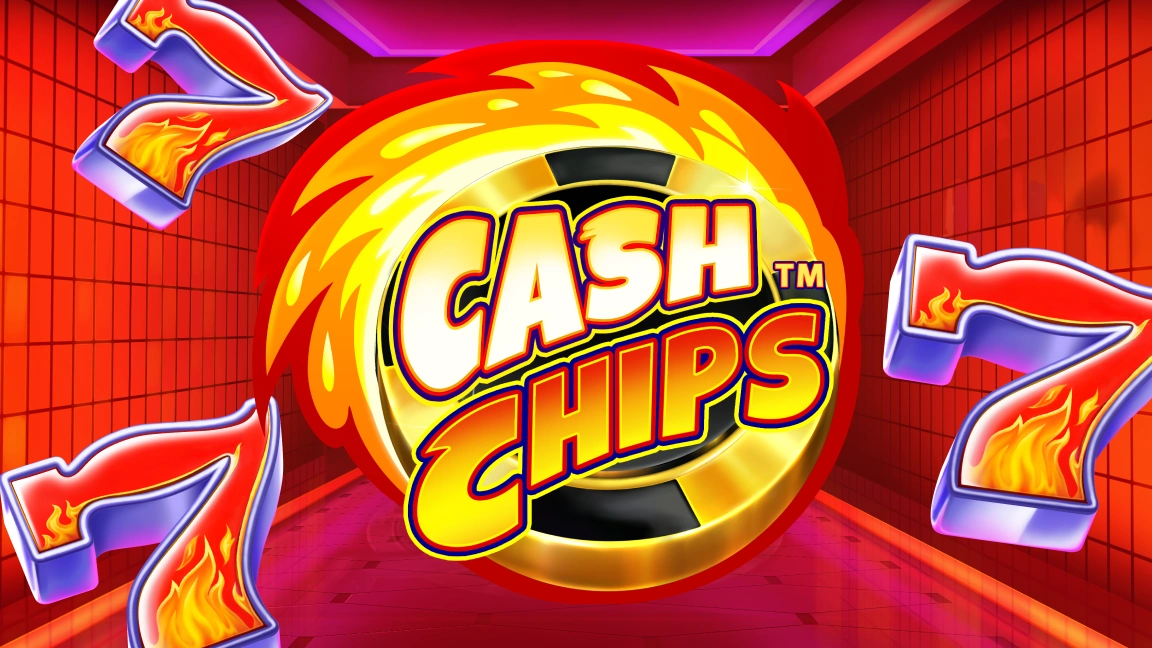 The promotional header for Cash Chips, an online slot game on Betty.ca.