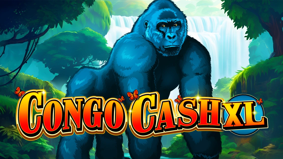 The promotional header for Congo Cash XL, an online slot game on Betty.ca.