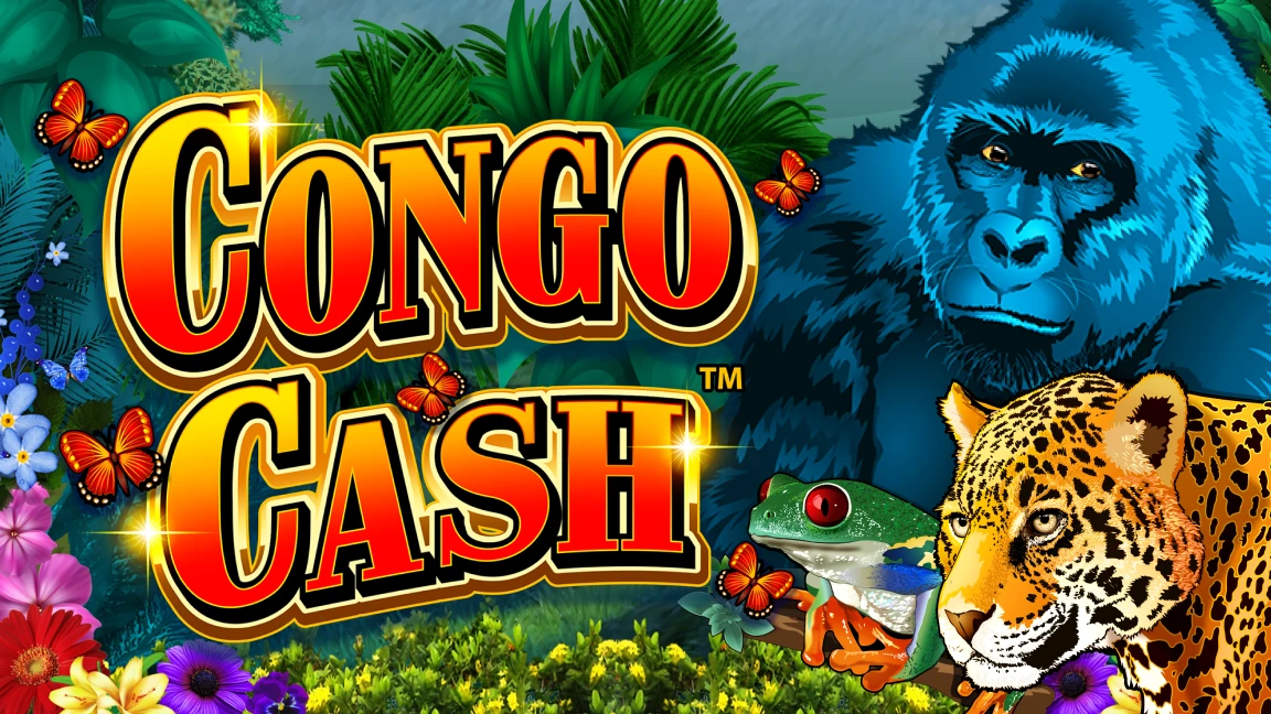 The promotional header for Congo Cash, an online slot game on Betty.ca.