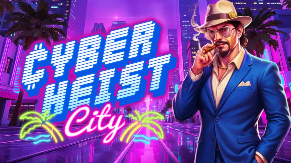 The promotional header for Cyberheist City, an online slot game on Betty.ca.
