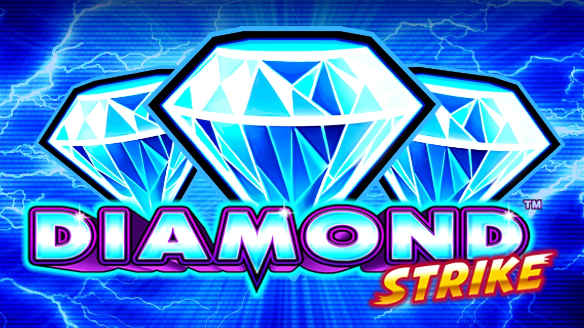 The promotional header for Diamond Strike, an online slot game on Betty.ca.