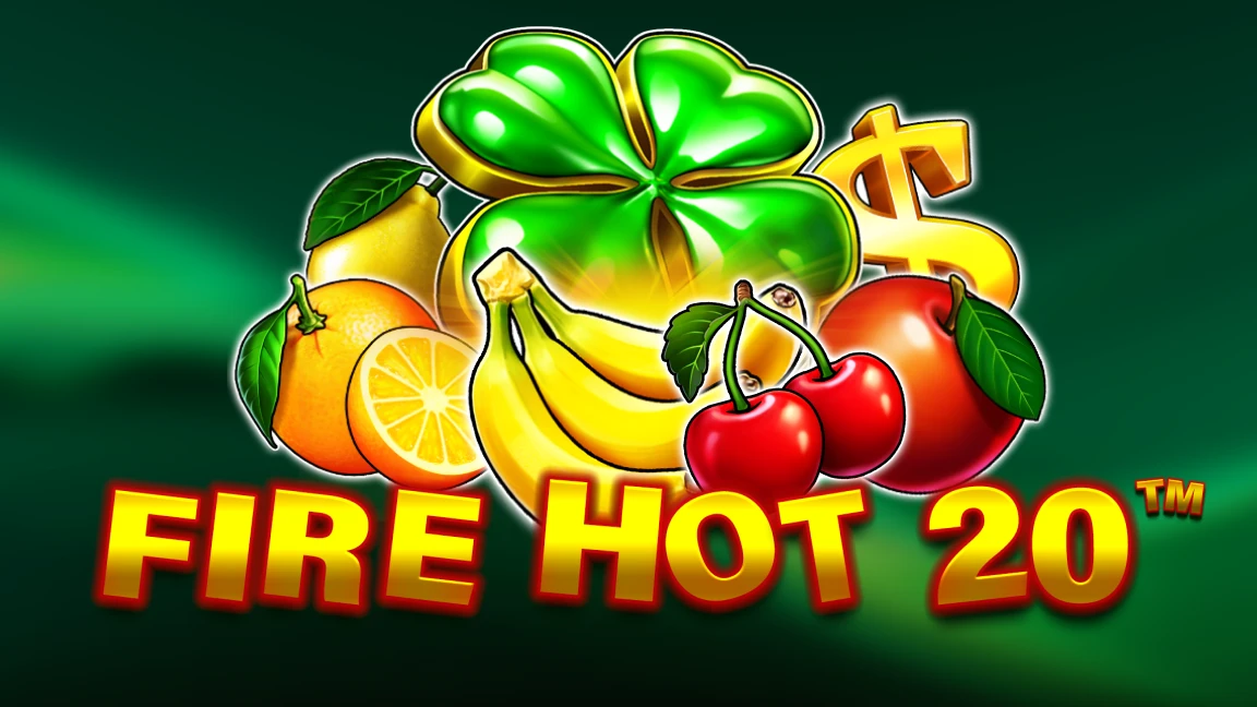 The promotional header for Fire Hot 20, an online slot game on Betty.ca.