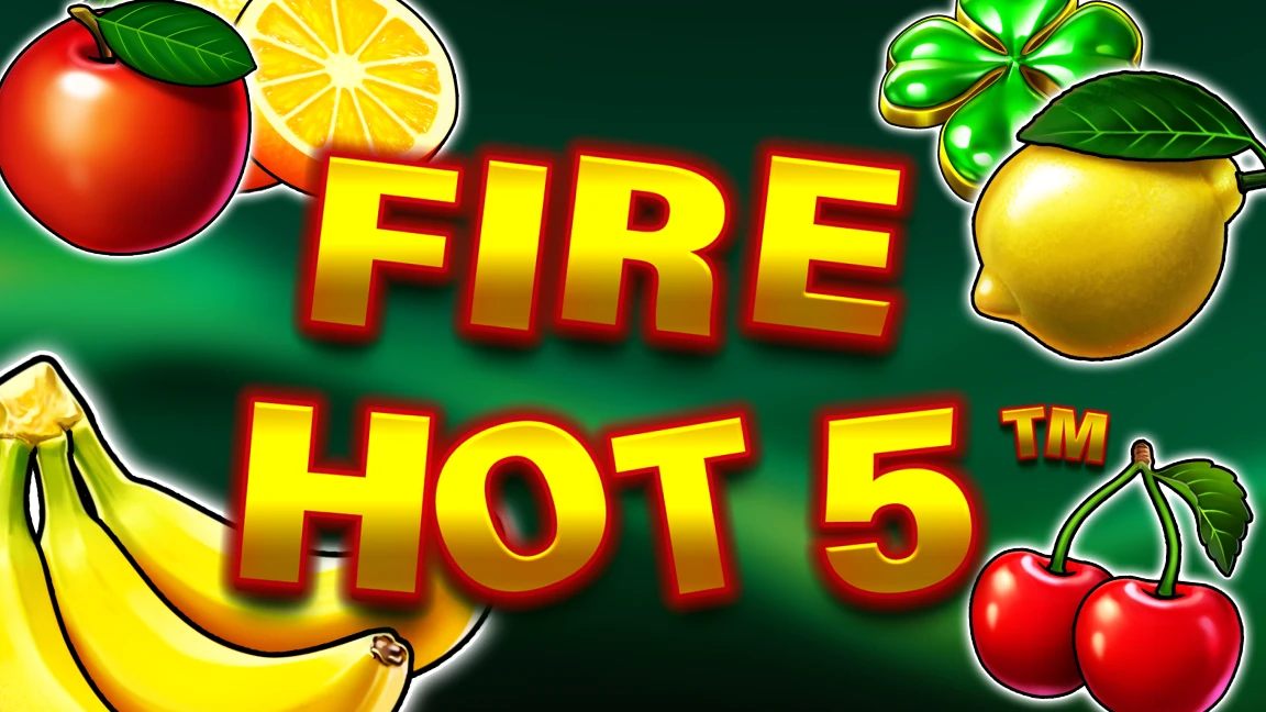 The promotional header for Fire Hot 5, an online slot game on Betty.ca.