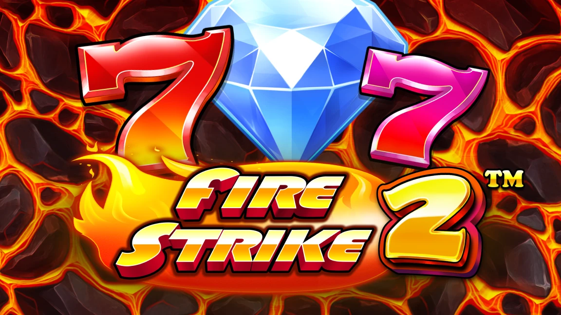 The promotional header for Fire Strike 2, an online slot game on Betty.ca.