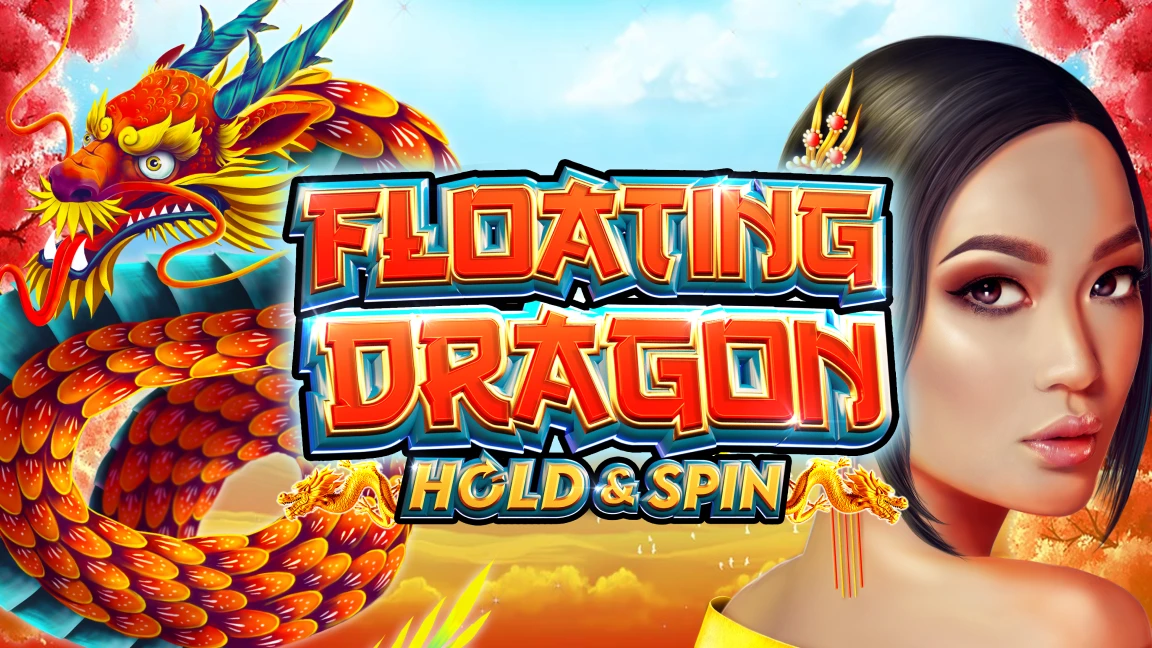 The promotional header for Floating Dragon, an online slot game on Betty.ca.