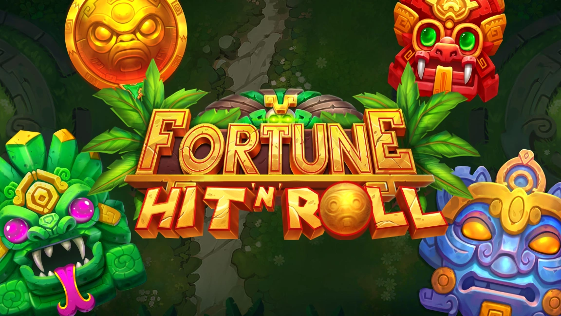 The promotional header for Fortune Hit’n Roll, an online slot game on Betty.ca.