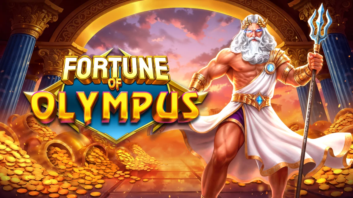 The promotional header for Fortune of Olympus, an online slot game on Betty.ca.