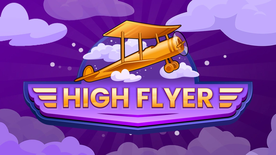 The promotional header for High Flyer, an online slot game on Betty.ca.