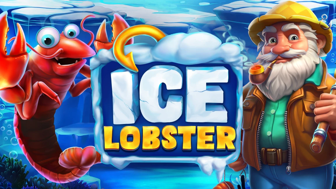 The promotional header for Ice Lobster, an online slot game on Betty.ca.
